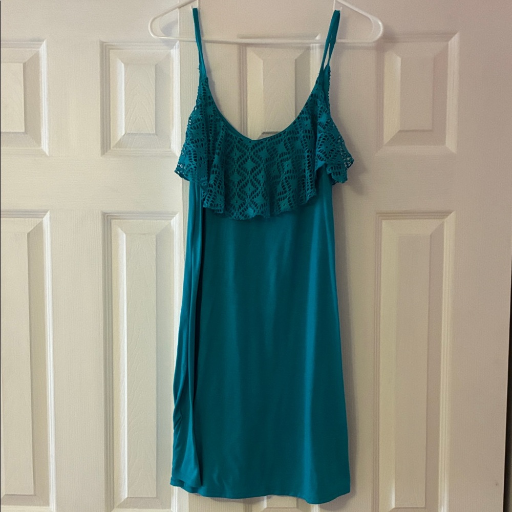 Teal Bathing Suit Coverup